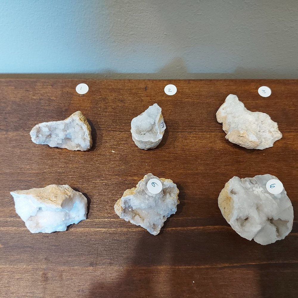 Opened Crystal Geodes - Priced per Each - Pieces